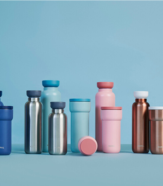 Mepal Ellipse Insulated Bottle (500 ml) // Rose Gold