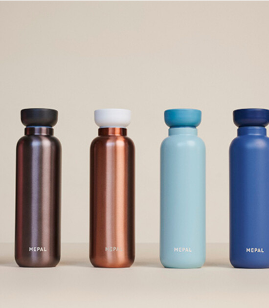 Mepal Ellipse Insulated Bottle (500 ml) // Natural Brushed