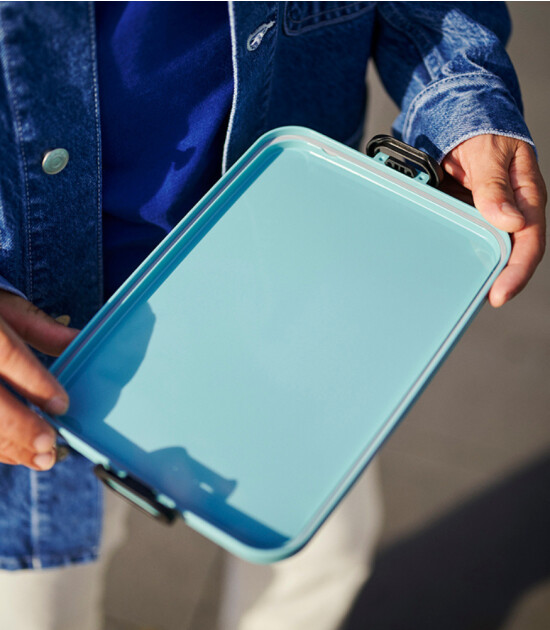 Mepal Take a Break Flat Lunch Box // Nordic Blue