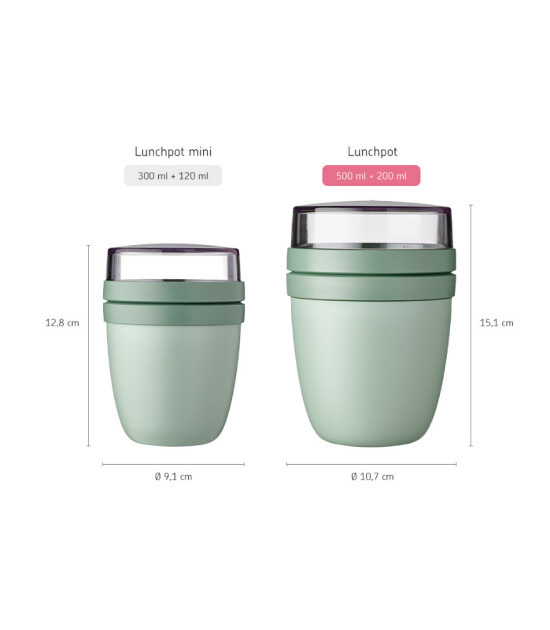 Mepal Ellipse Lunch Pot // Nordic Blue