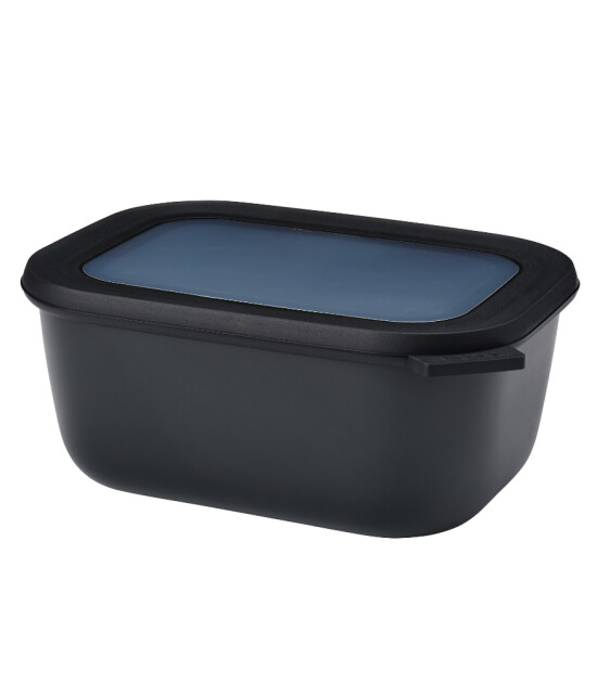 Mepal Cirqula Rectangular Multi Bowl (1500 ml) // Nordic Black