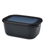 Mepal Cirqula Rectangular Multi Bowl (1500 ml) // Nordic Black