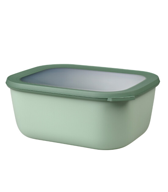 Mepal Cirqula Rectangular Multi Bowl (3000 ml) // Nordic Sage