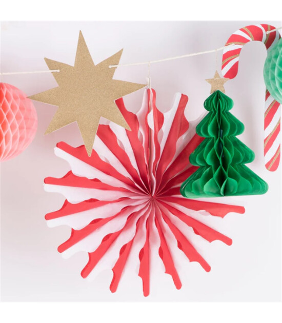 Meri Meri Asılan Süs // Xmas Honeycomb Garland