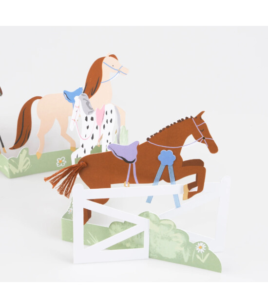 Meri Meri - Concertina Horse Card - Atlar Tebrik Kartı
