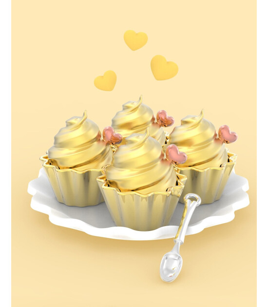 Metalmorphose Anahtarlık // Cupcake