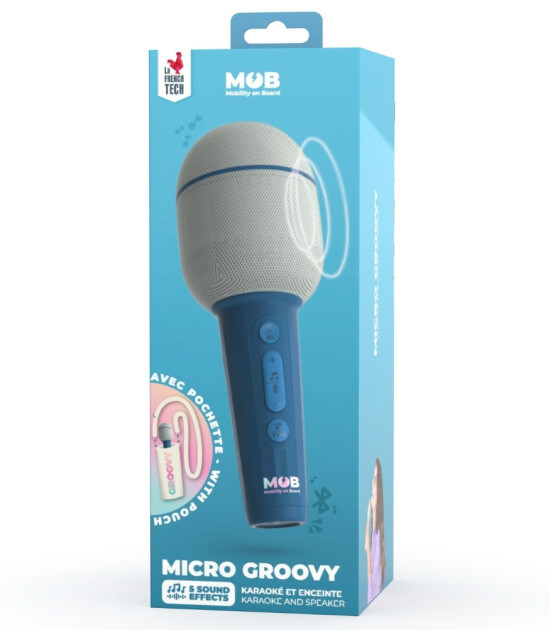 MOB Micro Groovy Bluetooth Karaoke Mikrofon // Mavi