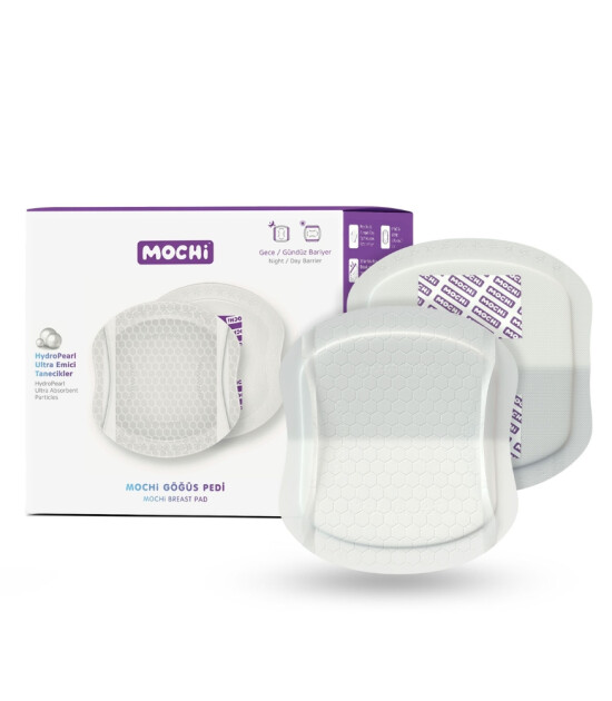 Mochi Hydropearl Teknolojili Ultra Emici Göğüs Pedi (40 Adet)