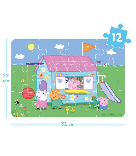 moritoys Peppa Pig Progressive Puzzle // A Happy Day (12 - 16- 24 Parça)