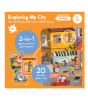 moritoys Çift Yön Puzzle // Exploring My City (8+2 Oyunlu)