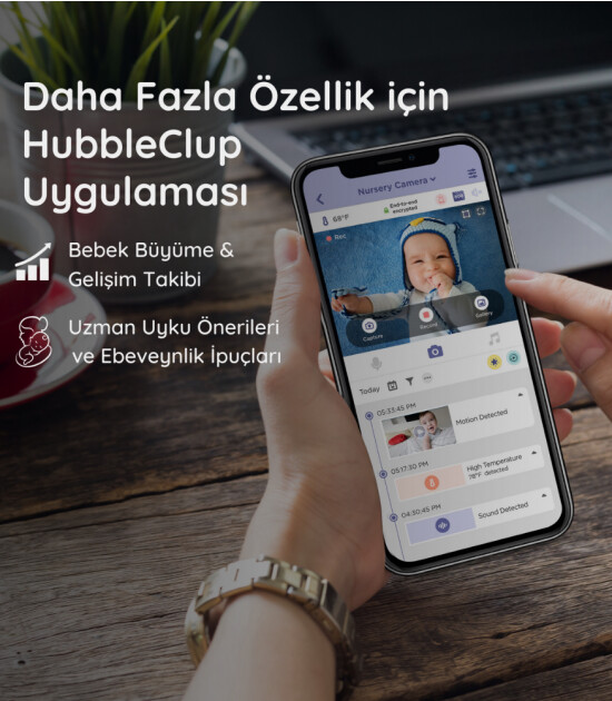 Motorola Hubble Nusery Pal Deluxe Dijital Ekran Bebek Kamerası