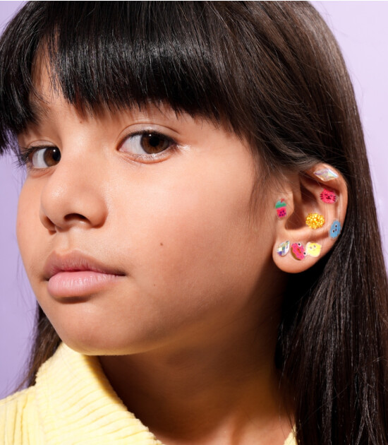 OMY Earrings Yapışkanlı Küpe Seti // Kawaii