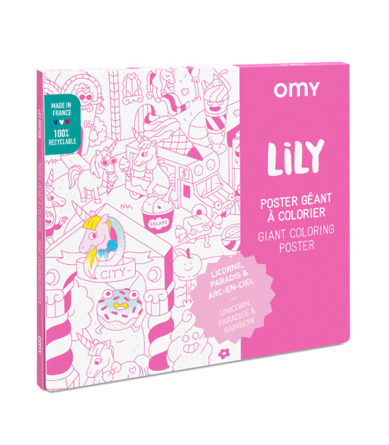 OMY Coloring Poster - Boyama Posteri // Lily