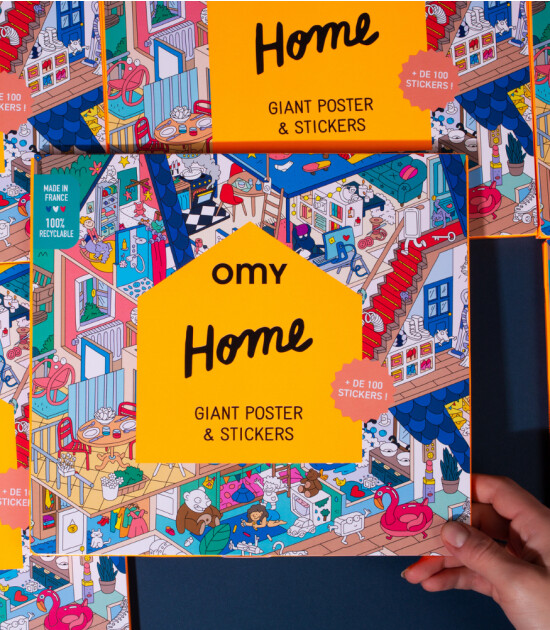 OMY Poster & Stickers // Home