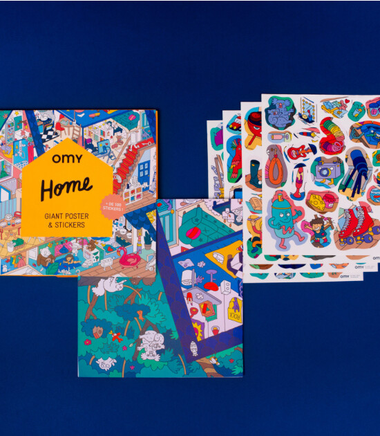 OMY Poster & Stickers // Home