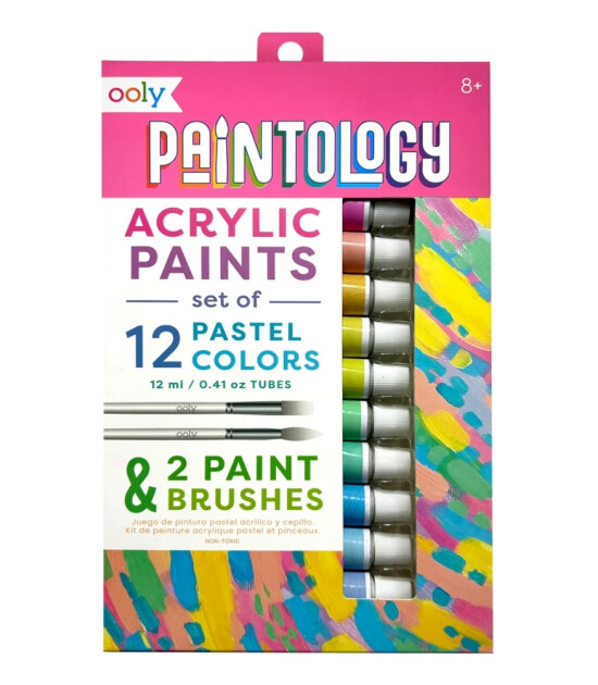 Ooly Paintology Akrilik Boya Seti // Pastel (12 Adet)