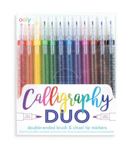 Ooly Calligraphy Duo Çift Uçlu Kaligrafi Kalemi (12 Adet)