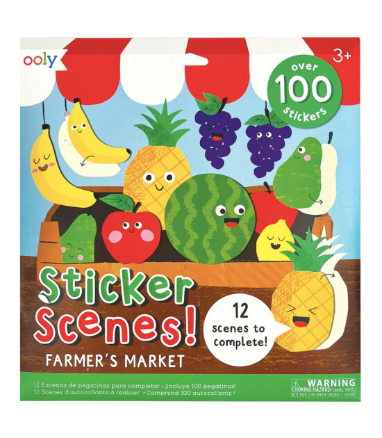 Ooly Sticker Scenes Çıkartma Sahnesi // Farmer's Market