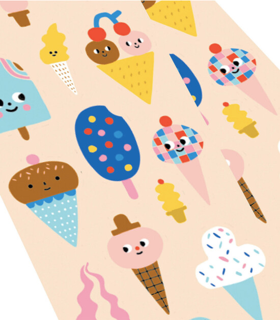 Ooly Stickiville Çıkartmalar // Ice Cream