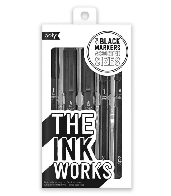 Ooly Ink Works Keçeli Kalem (5 Adet)