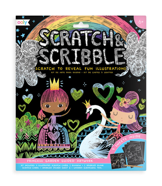 Ooly Scratch & Scribble // Princess Garden