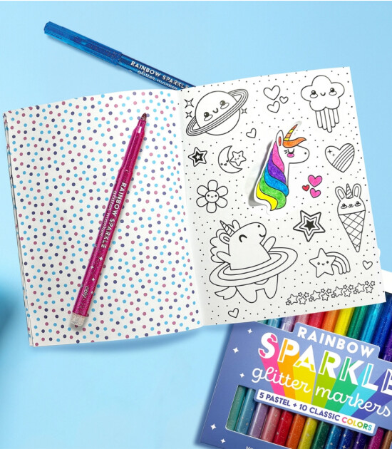 Ooly Stickiville Color-in Sticker Kitabı