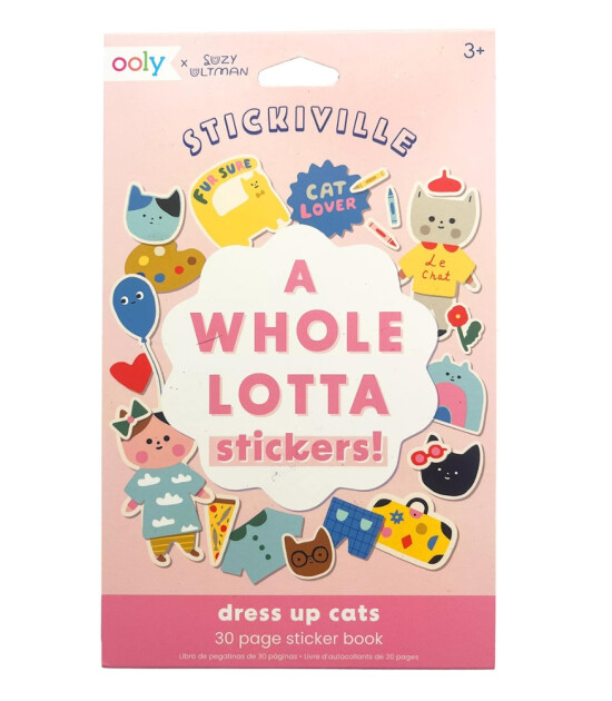 Ooly Stickiville Çıkartma Kitabı - A Whole Lotta Stickers! // Dress Up Cats