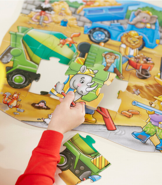 Orchard Toys Puzzle // Busy Builders (30 Parça)