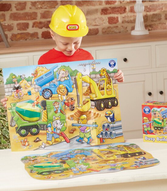 Orchard Toys Puzzle // Busy Builders (30 Parça)