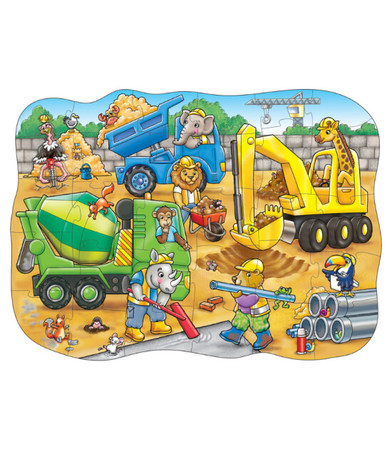 Orchard Toys Puzzle // Busy Builders (30 Parça)