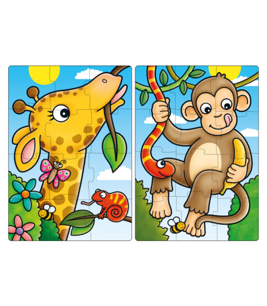 Orchard Toys Puzzle Set // First Jungle Friends (12 Parça x 2)