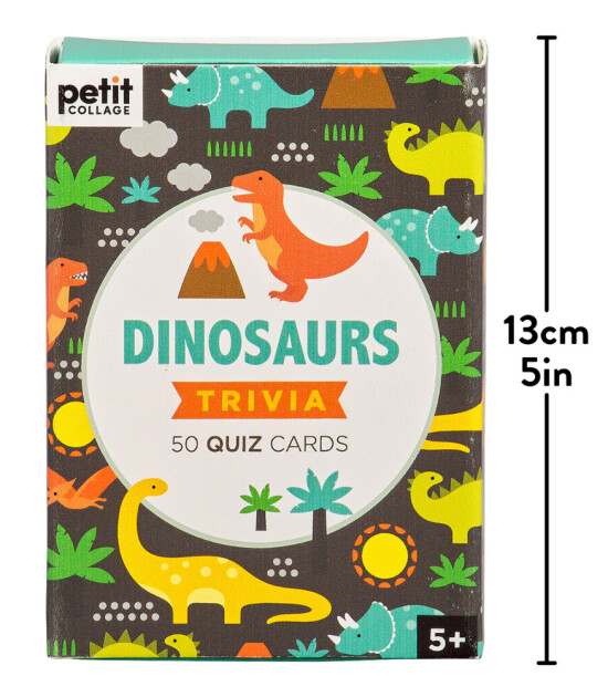 Petit Collage Trivia Soru Kartları // Dinosaurs