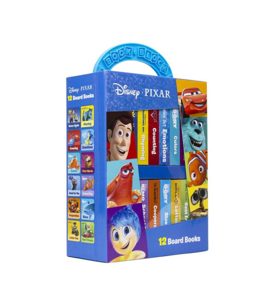 Pi Kids Disney:  Pixar: My First Library 12 Board Book Set- Toy Story, Cars, Finding Nemo, and More!