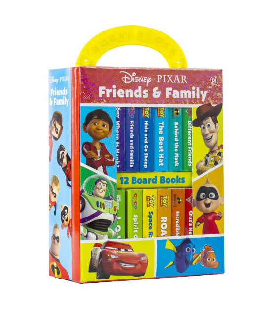 Pi Kids Disney: Pixar Friends And Family My First Library 12 Book Set- Toy Story, Cars, Coco, and more!