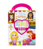 Pi Kids Disney Baby: My First Library Board Book Block 12 Book Set- Princess Cinderella, Belle, Ariel, and More!