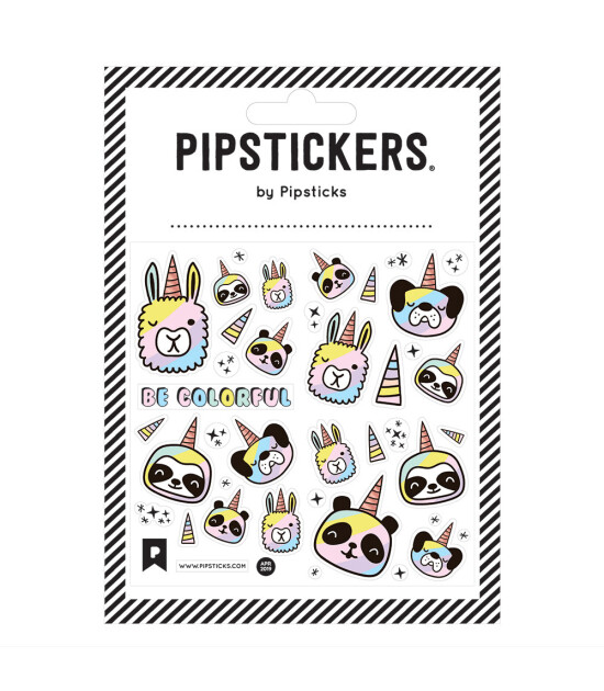 Pipsticks Sticker // Be Colorful