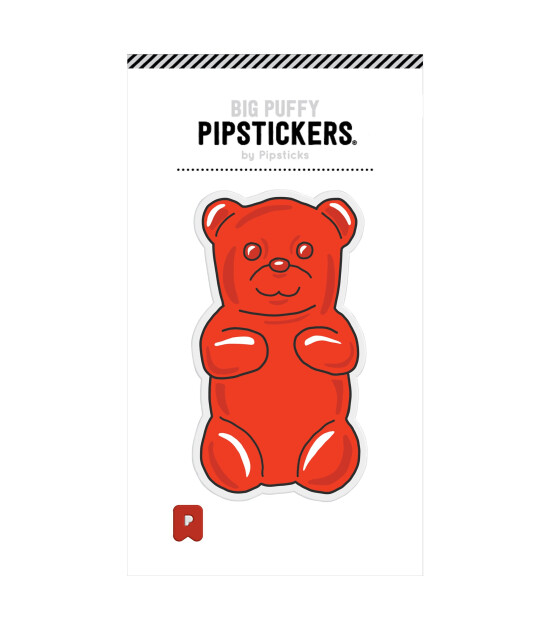 Pipsticks Big Pufft Sticker // Gummy Bear