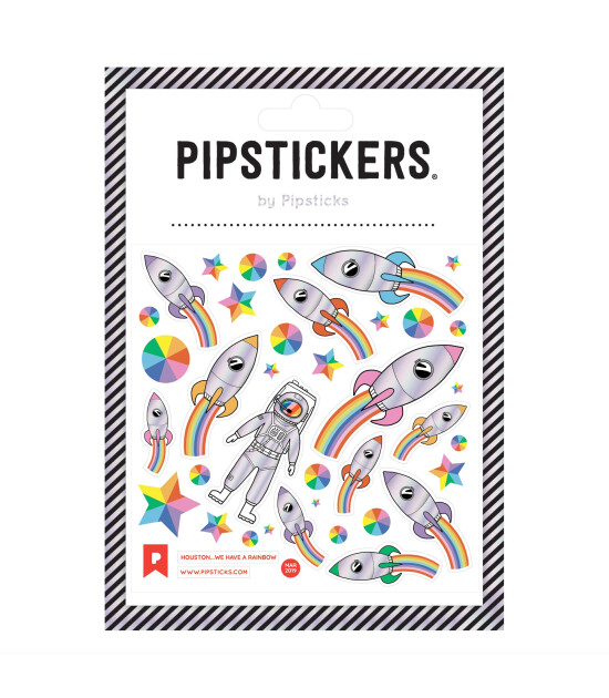 Pipsticks Sticker // Houston...We Have A Rainbow