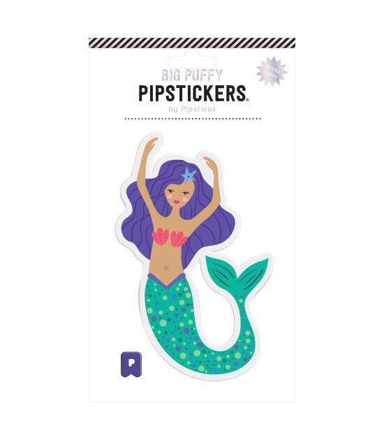 Pipsticks Big Pufft Sticker // Mermaid