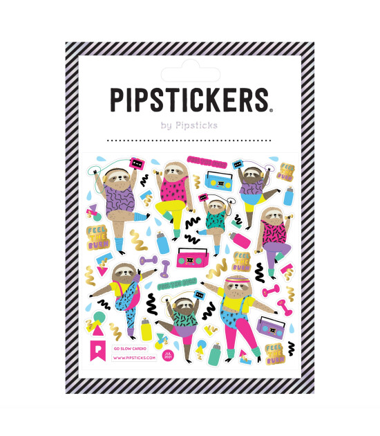 Pipsticks Sticker // Go Slow Cardio