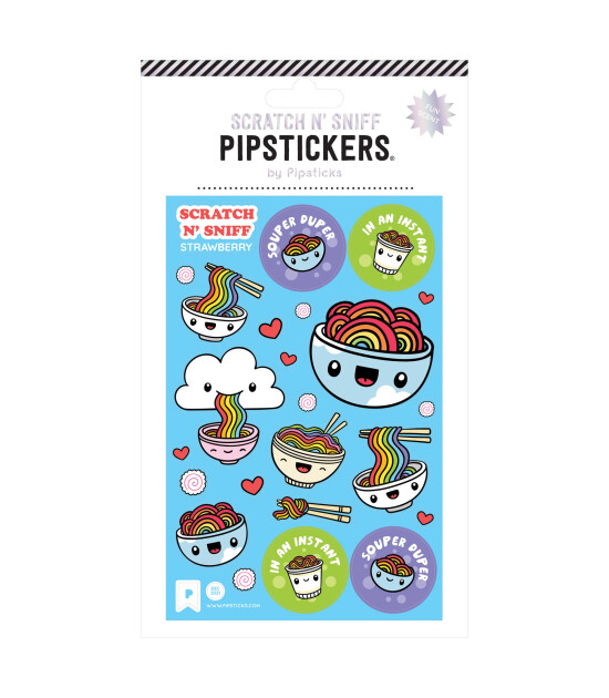 Pipsticks Scratch 'n Sniff Sticker // Instant Happiness