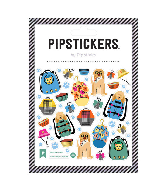 Pipsticks Sticker // Pets On Board