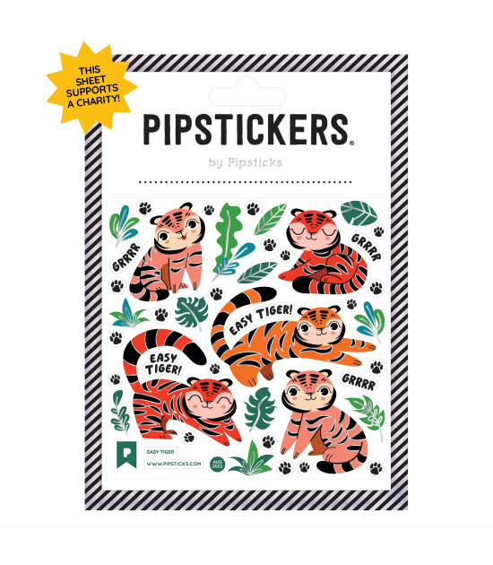 Pipsticks Sticker // Easy Tiger