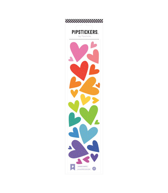 Pipsticks Sticker // Jumbled Hearts