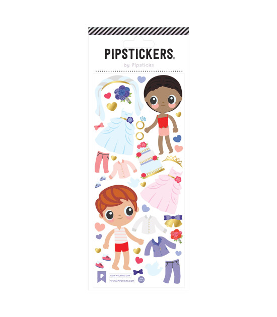 Pipsticks Sticker // Our Wedding Day