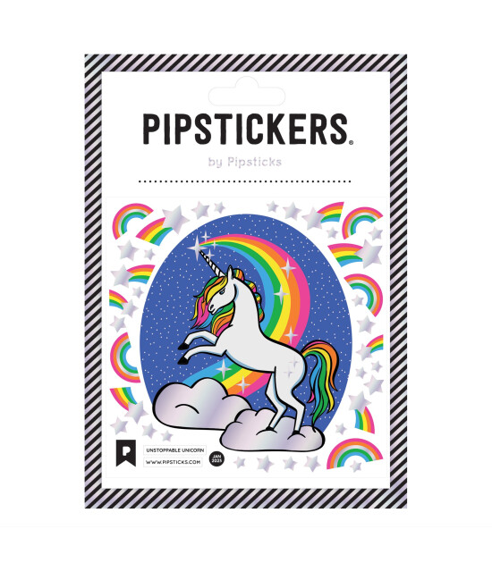 Pipsticks Sticker // Unstoppable Unicorn