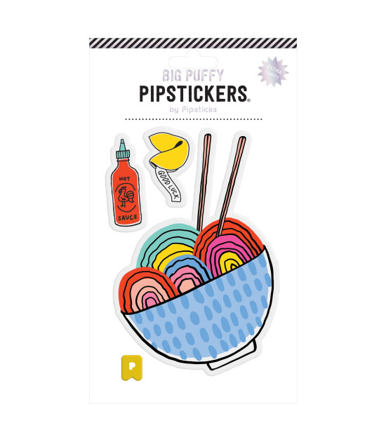 Pipsticks Big Pufft Sticker // Bowl Of Love