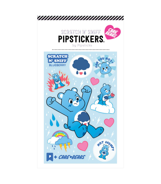 Pipsticks Scratch 'n Sniff Sticker // Grumpy Bear