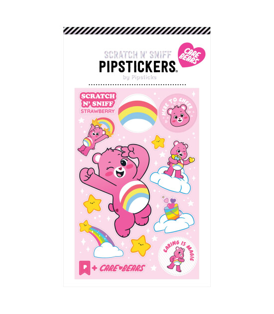 Pipsticks Scratch 'n Sniff Sticker // Cheer Bear