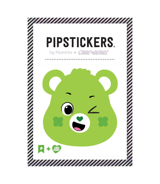 Pipsticks Fuzzy Sticker // Good Luck Bear